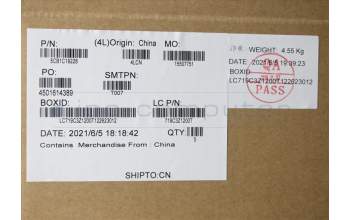 Lenovo 5CB1C19228 Tastatur inkl. Topcase ASM_UK L82JY_PHA_BU