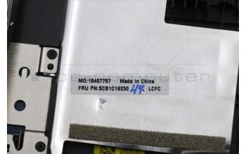 Lenovo 5CB1C19230 C-Cover with keyboard, French, Phantom Blue, Backlight