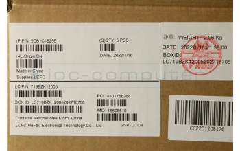 Lenovo 5CB1C19256 Tastatur inkl. Topcase ASM_CZE/SLKL82NC SGY