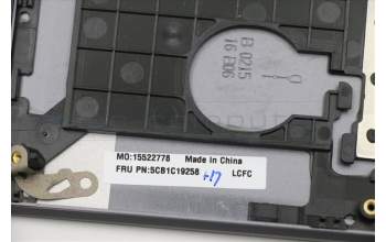 Lenovo 5CB1C19258 Tastatur inkl. Topcase ASM_EURO_ENGL82NC SGY
