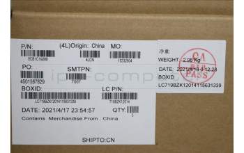 Lenovo 5CB1C19289 Tastatur inkl. Topcase ASM_EURO ENGL82NC LSR