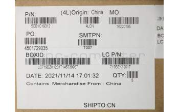 Lenovo 5CB1C19312 Tastatur inkl. Topcase ASM_UKL82NC LSR