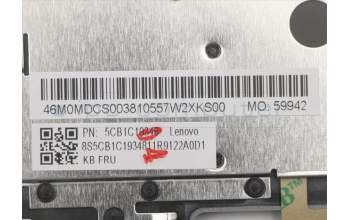 Lenovo 5CB1C19348 Tastatur inkl. Topcase ASM_CZ-SK W 82HU NFB PG