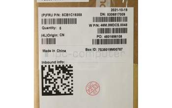 Lenovo 5CB1C19358 Tastatur inkl. Topcase ASM_TI W 82HU NFNB PG