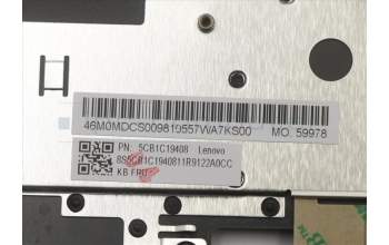 Lenovo 5CB1C19408 Tastatur inkl. Topcase ASM_SA W 82HU FB PG