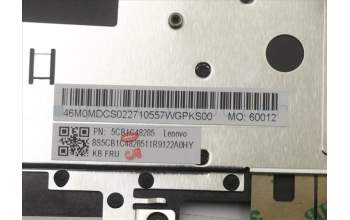 Lenovo 5CB1C48285 Tastatur inkl. Topcase ASM_CZ-SK W 82HU FB GY