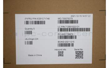 Lenovo 5CB1C71746 C-Abdeckung mit Tastatur, Skandinavien