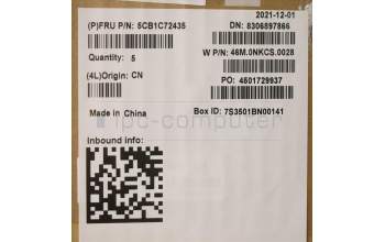 Lenovo 5CB1C72435 Tastatur inkl. Topcase ASM_ARA W 20YA MG