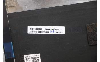 Lenovo 5CB1C72441 LCD Cover L 82JU L_60H_P_Blk