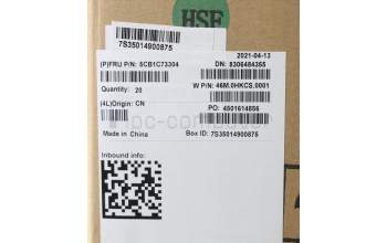 Lenovo 5CB1C73304 COVER UCASE Y-FPR BLK Clamshell,w Mylar