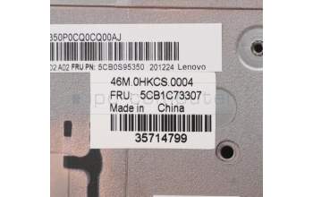 Lenovo 5CB1C73307 COVER UCASE N-FPR SLV Clamshell,w Mylar