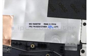 Lenovo 5CB1C74804 Tastatur inkl. Topcase ASMCZE/SLKL82JUBURGBW/F