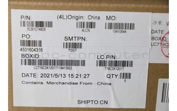 Lenovo 5CB1C74805 Tastatur inkl. Topcase ASM_ENG L82JUBURGBW/F