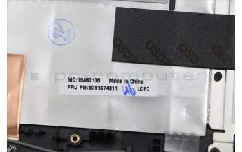 Lenovo 5CB1C74811 Tastatur inkl. Topcase ASMFRA/ARAL82JUBURGBW/F