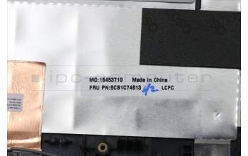 Lenovo 5CB1C74813 Tastatur inkl. Topcase ASM_GRE L82JUBURGBW/F