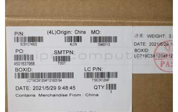 Lenovo 5CB1C74822 Tastatur inkl. TopcaseASM_NORDIC L82JUBURGBW/F