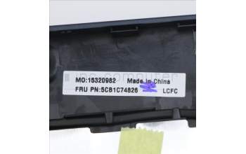 Lenovo 5CB1C74826 C-Cover with keyboard,Spanish,Blue,RGB Backlight