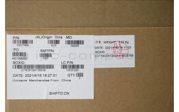 Lenovo 5CB1C74838 C-Cover with keyboard,US English Euro,Blue,White Backlight