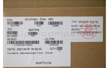 Lenovo 5CB1C74840 Tastatur inkl. Topcase ASM_UK L82JUBUWHW/F