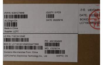 Lenovo 5CB1C74848 Tastatur inkl. Topcase ASM_HUN L82JUBUWHW/F