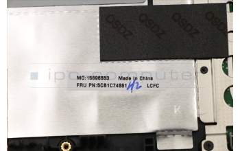 Lenovo 5CB1C74861 Tastatur inkl. Topcase ASM_TC L82JUBUWHW/F