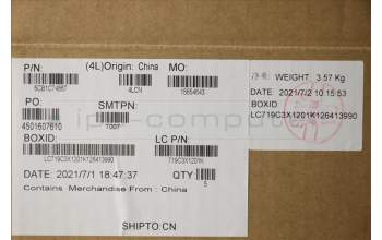 Lenovo 5CB1C74867 Tastatur inkl. Topcase ASM_BUL L82JU SGW/FILM