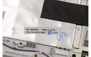 Lenovo 5CB1C74867 Tastatur inkl. Topcase ASM_BUL L82JU SGW/FILM