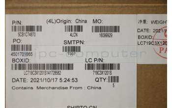 Lenovo 5CB1C74870 C-Cover with keyboard,US English Euro,Slate Grey