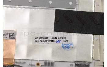 Lenovo 5CB1C74874 Tastatur inkl. Topcase ASM_FRA L82JU SGW/FILM