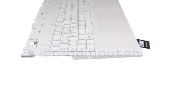 5CB1C74876 Original Lenovo Tastatur inkl. Topcase DE (deutsch) weiß/weiß mit Backlight