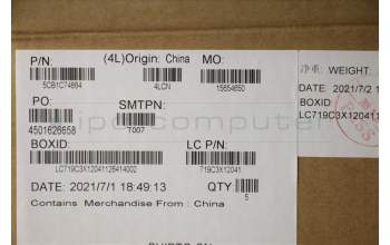 Lenovo 5CB1C74884 Tastatur inkl. Topcase ASM_KOR L82JU SGW/FILM