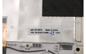 Lenovo 5CB1C74885 Tastatur inkl. TopcaseASM_LA SPA L82JUSGW/FILM