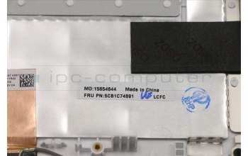 Lenovo 5CB1C74891 Tastatur inkl. Topcase schweiz L82JU SGW/FILM