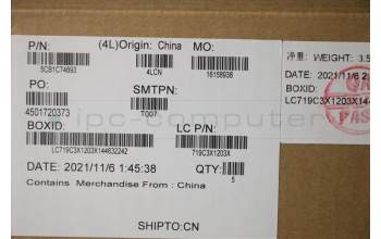 Lenovo 5CB1C74893 Tastatur inkl. Topcase ASM_TC L82JU SGW/FILM