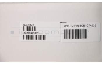 Lenovo 5CB1C74939 Tastatur inkl. Topcase ASM_EURO ENGH82L5CLOUMA
