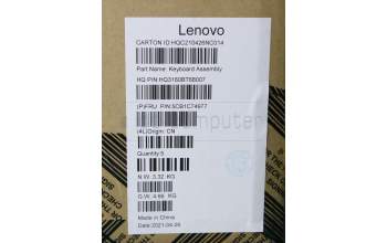 Lenovo 5CB1C74977 Tastatur inkl. Topcase ASM_HBW H82L5 STO DIS