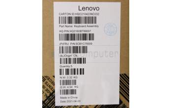 Lenovo 5CB1C75009 Tastatur inkl. Topcase ASM_HBW H82L5STOUMA