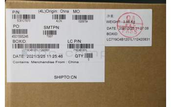 Lenovo 5CB1C75070 Tastatur inkl. Topcase ASM_HBW L82KV FP A/GUMA