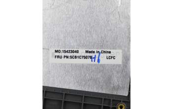 Lenovo 5CB1C75076 Tastatur inkl. Topcase ASM_RUS L82KV FP A/GUMA