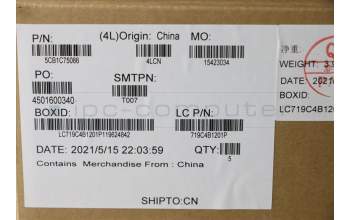 Lenovo 5CB1C75086 Tastatur inkl. TopcaseASM_CZE/SLKL82KVFPA/GUMA