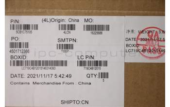 Lenovo 5CB1C75105 Tastatur inkl. TopcaseASM_NORDICL82KVNFPA/BUMA