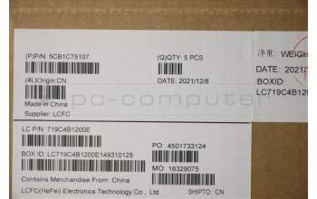 Lenovo 5CB1C75107 Tastatur inkl. Topcase ASM_RUS L82KV NFPA/BUMA