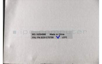 Lenovo 5CB1C75758 Tastatur inkl. Topcase ASM_TC L82KV NFP A/GUMA