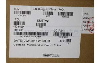 Lenovo 5CB1C81077 Tastatur inkl. TopcaseASM_CZE/SLKL82KVNFPA/GUMA
