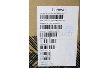 Lenovo 5CB1C81091 Tastatur inkl. Topcase ASM_FRA H82L9CLO
