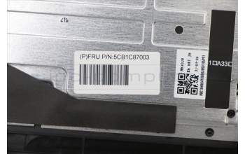 Lenovo 5CB1C87003 Tastatur inkl. Topcase ASM_NORDIC H82L9CLO