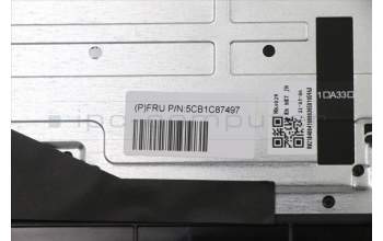 Lenovo 5CB1C87497 Tastatur inkl. Topcase ASM_NORDIC H82L9STO