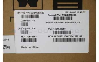 Lenovo 5CB1C87520 Tastatur inkl. TopcaseASM_ITA C21A4 MGBL