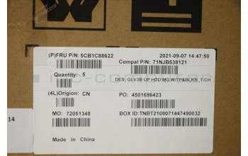 Lenovo 5CB1C88622 Tastatur inkl. TopcaseASM_TC C21A4 HD MGBL