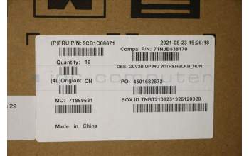 Lenovo 5CB1C88671 Tastatur inkl. TopcaseASM_HUN C21A4 MGNBL